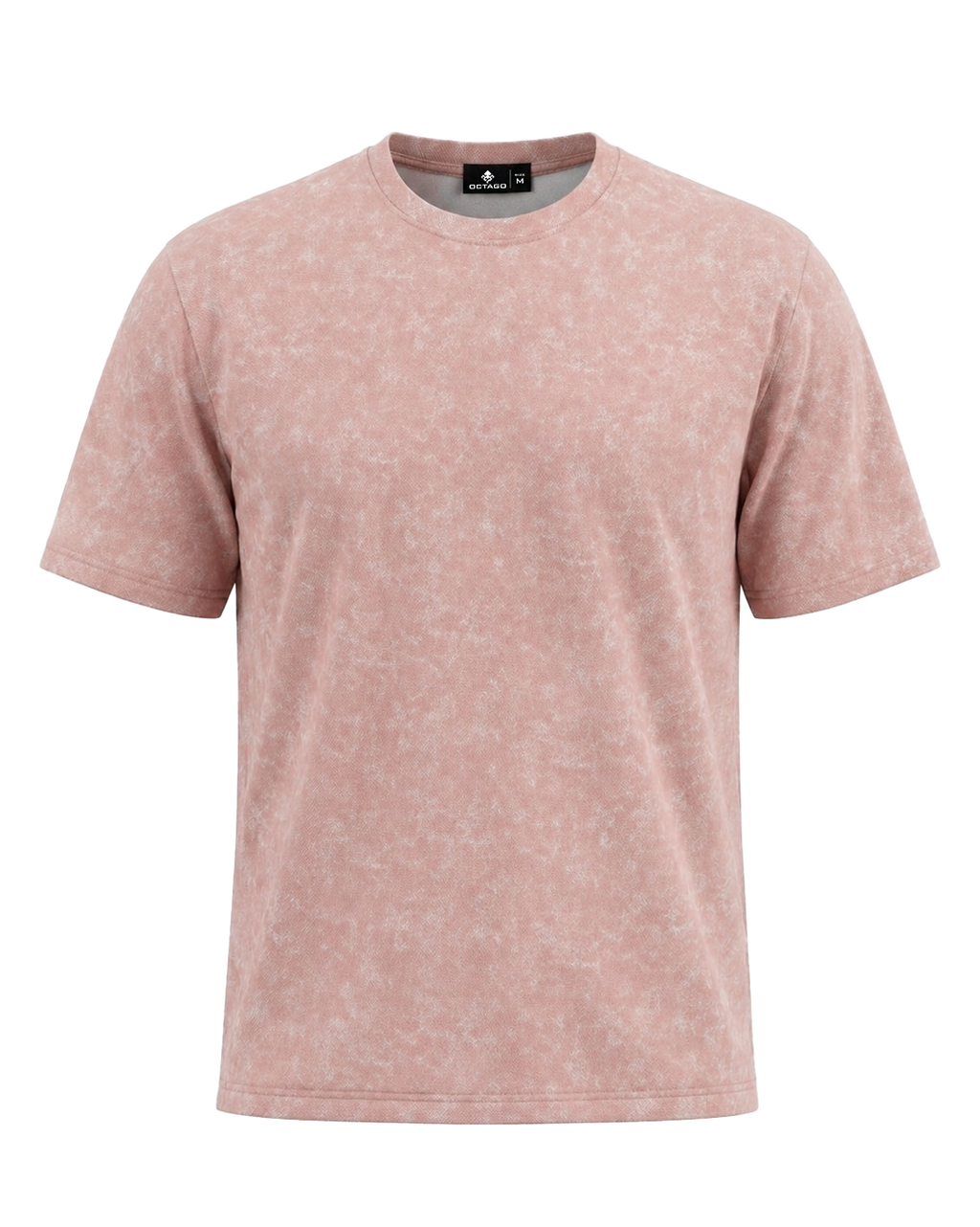 LIGHT PINK ACID WASHED TEE