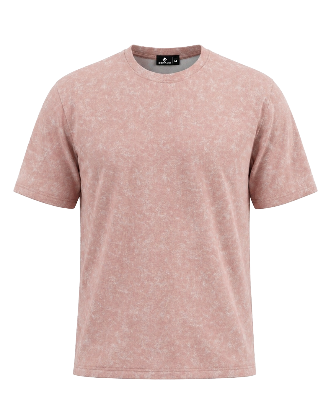 LIGHT PINK ACID WASHED TEE