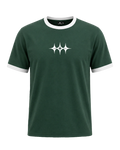DARK GREEN RINGER TEE