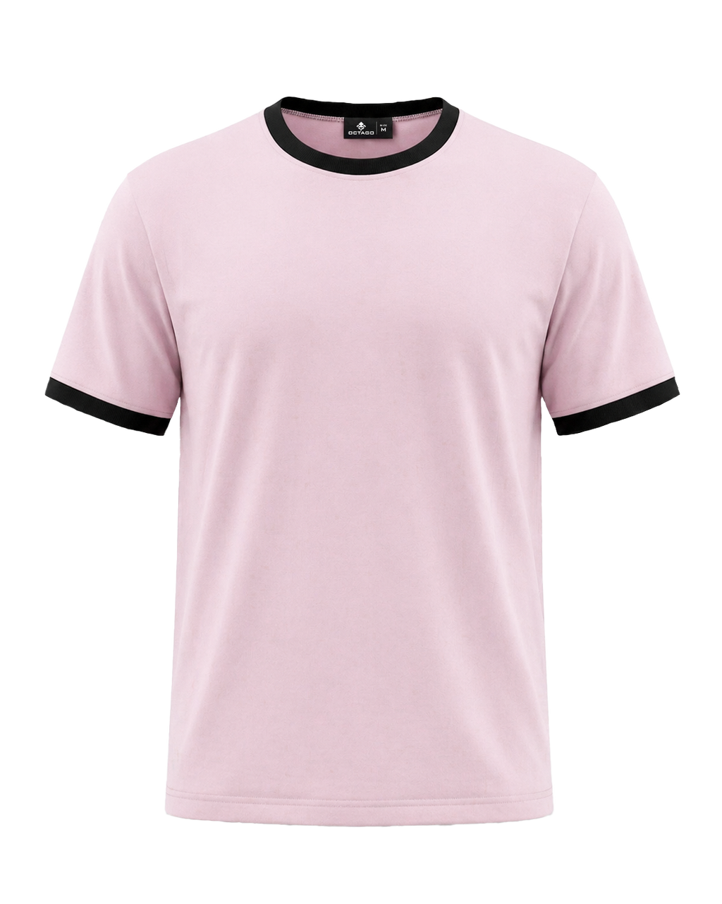 LIGHT PINK RINGER TEE