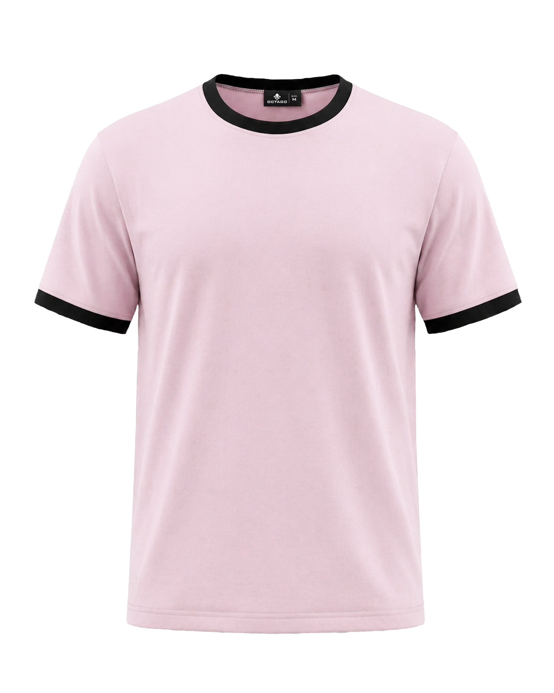 LIGHT PINK RINGER TEE