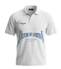 CULTURE OF AMBITION WHITE POLO T-SHIRT